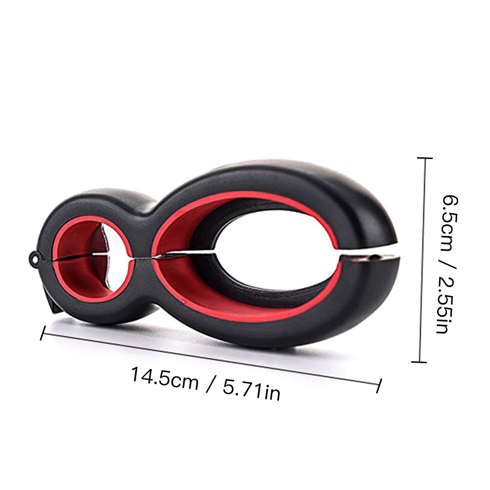 6-in-1 Multifunctional Bottle Opener – Stainless Steel | Opens Jars, Cans, Beer & More | Kitchen Essential