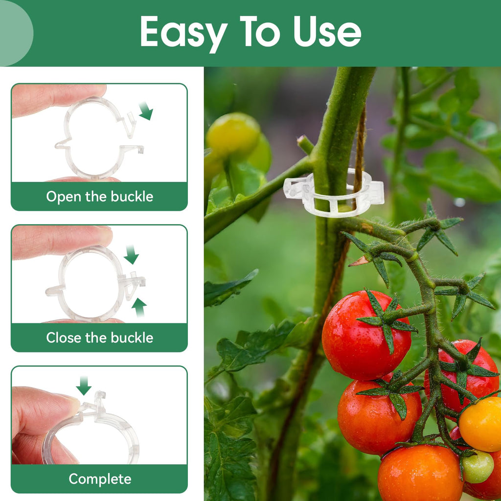 Reusable Plant Support Clips