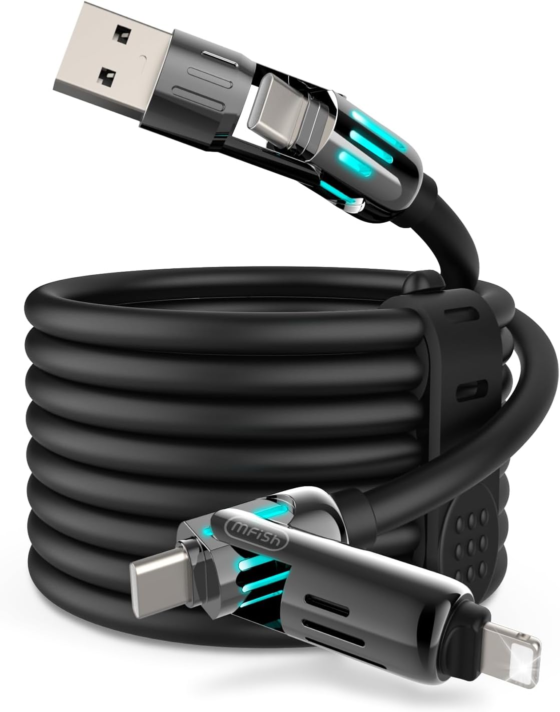 240W 4-in-1 Fast Charging Cable