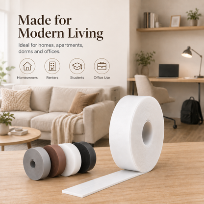 🚪 16.4FT Self-Adhesive Weather Stripping for Doors & Windows ✨