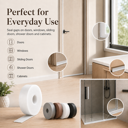 🚪 16.4FT Self-Adhesive Weather Stripping for Doors & Windows ✨