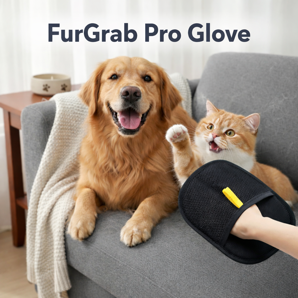 FurGrab Pro Glove -Efficient Pet Hair Remover Glove