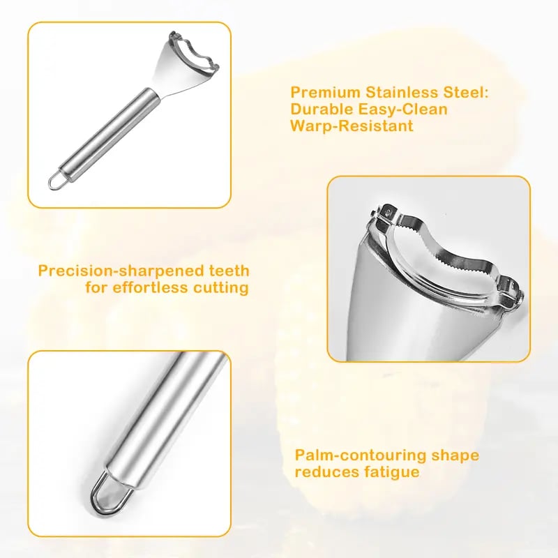 🌽Corn Kernel Peeler – Easy Corn Cob Stripper for Quick Kernel Removal