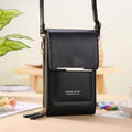 👜📱 Simple and elegant women's touchscreen crossbody phone wallet