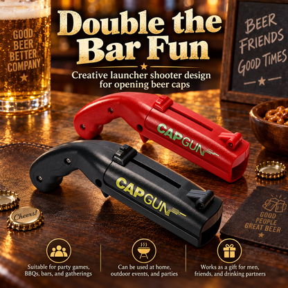 🍺 Creative Cap Launcher Bottle Opener – Fun Bar Gadget & Gift for Him 🎁